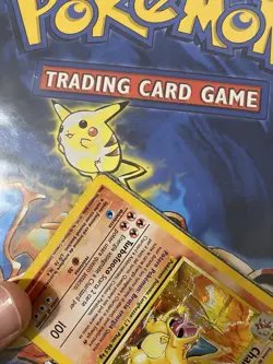 Carta Pokemon Charizard set Base Rara Olografica 4/102 Danneggiata WOTC - Image 5