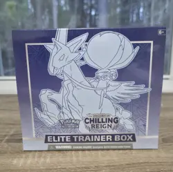 Pokemon Sword & Shield Chilling Reign ETB [Ice Rider Calyrex] - Sealed - Image 1