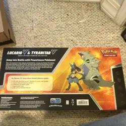 Pokemon Lucario V & Tyranitar V Heavy Hitters Premium Collection Promo Box - Image 2