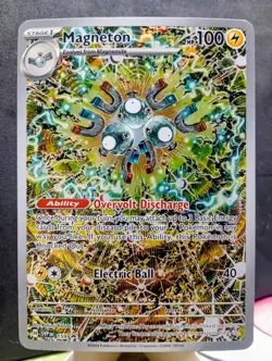 Pokemon TCG: Magneton #SVP159 Surging Sparks Full Art Black Star Promo - Image 1