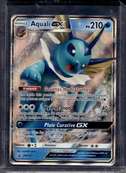 Vaporeon AQUALI GX SM172 Promo SM Black Star Promos Pokemon (NM) (FRENCH) - Image 1