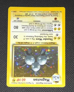 Pokemon TCG Magneton Base Set 9/102 Unlimited Holo Rare LP- - Image 2