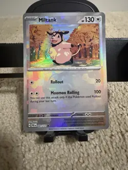 Pokemon Miltank 081/131 SV Prismatic Evolutions Master Ball Reverse Holo NM - Image 1