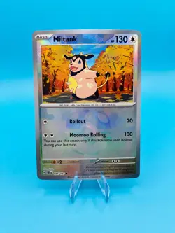 Pokemon Prismatic Evolutions - 081/131 Miltank - Master Ball Reverse Holo - NM/M - Image 1