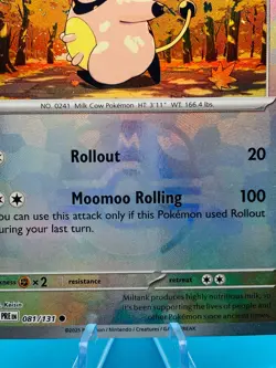 Pokemon Prismatic Evolutions - 081/131 Miltank - Master Ball Reverse Holo - NM/M - Image 2