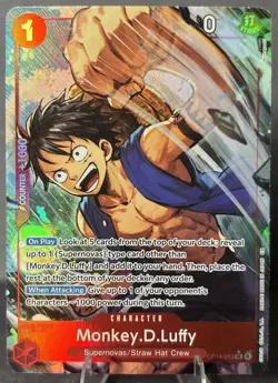 Monkey.D.Luffy - OP14-013 (Alternate Art) OP14-013 The Azure Sea's Seven Foil - Image 1