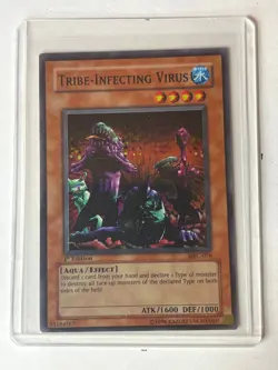 Tribe-Infecting Virus, MFC-076, Super Rare, 1st Edition, Near Mint NM, Yugioh - Image 1
