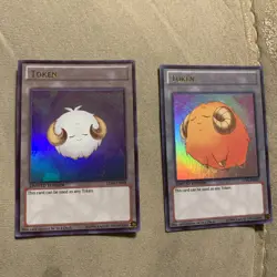 Very Good Yugioh Limited Edition Official Token Card LC04-EN009 + Lot 6 Foils - Image 3