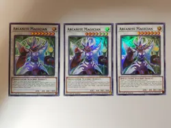 Yu-Gi-Oh! Arcanite Magician Super Rare 1st Ed INCH-EN049 (Set Of 3) - Image 1