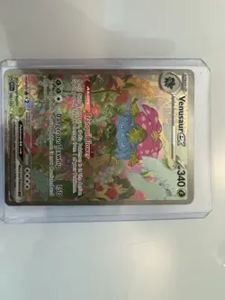 Pokemon TCG Venusaur EX Full Art Holo Card Scarlet & Violet 151 Series 198/165 - Image 5