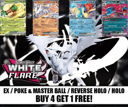 Pokemon White Flare: Pick Your Card ex/Poke & Masterball/Reverse Holo Near Mint - Image 1