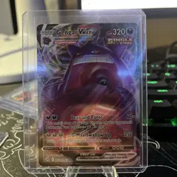 Pokemon TCG Gengar VMAX 157/264 Swsh08: Fusion Strike Holo Card Mint Condition - Image 1