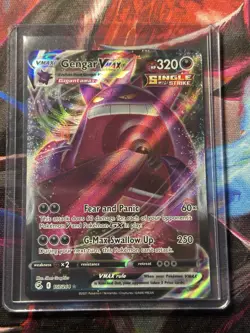 Pokemon TCG Gengar VMAX 157/264 Swsh08: Fusion Strike Holo Card Mint Condition - Image 1