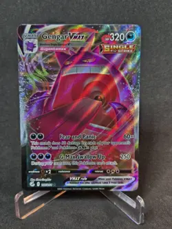 Pokemon TCG Gengar VMAX 157/264 Swsh08: Fusion Strike Holo Card Mint Condition - Image 1