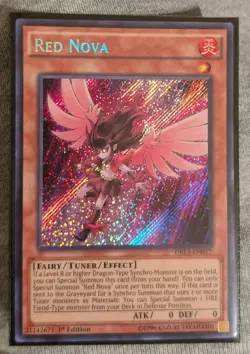 Red Nova DRL3-EN017 Secret Rare 1st Edition LP/NM Yu-Gi-Oh! - Image 1