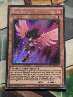 Yugioh! Red Nova - DRL3-EN017 - Secret Rare - 1st Edition - NM - Image 1