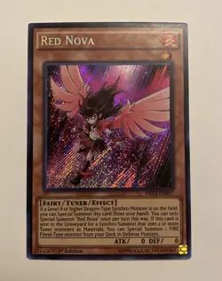 Yugioh - Red Nova DRL3-EN017 1st Edition SECRET NM X1 - Image 1
