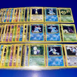 100% Complete Neo Genesis Set 111/111 (NM/LP) Vintage Pokemon Cards Holo Lugia - Image 1