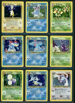 100% Complete Neo Genesis Set 111/111 (NM/LP) Vintage Pokemon Cards Holo Lugia - Image 3