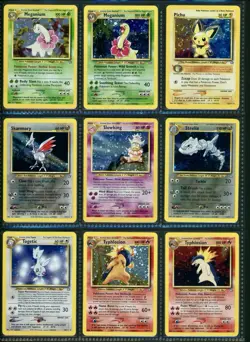 100% Complete Neo Genesis Set 111/111 (NM/LP) Vintage Pokemon Cards Holo Lugia - Image 5