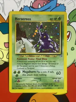 Heracross - 6/111 - Neo Genesis Unlimited - Pokemon Card - LP/NM Swirl - Image 1