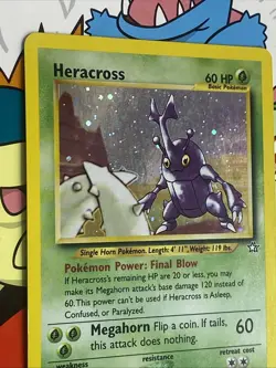 Heracross - 6/111 - Neo Genesis Unlimited - Pokemon Card - LP/NM Swirl - Image 5