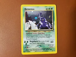 Heracross Neo Genesis Pokemon Card 6/111 Holo Rare 2000 NM / LP WOTC - Image 1