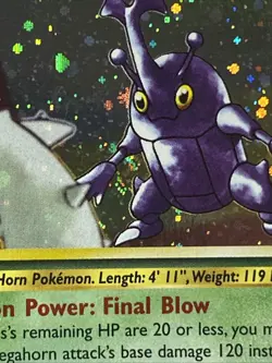 Heracross - 6/111 - Neo Genesis Unlimited - Pokemon Card - LP/NM Swirl - Image 4