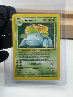 Pokemon TCG - Venusaur 15/102 - Holo Unlimited - Base Set Unlimited WOTC LP/NM - Image 2