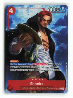 One Piece Legacy of the Master #OP12-008 Shanks (Alternate Art) - Image 1