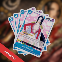 2022 Boa Hancock Super Pre Release ST03-013 x4 Starter Deck 3 One Piece NM - Image 1
