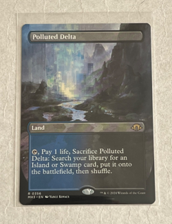 MTG Polluted Delta - Borderless - Modern Horizons 3 - #356 - Image 1