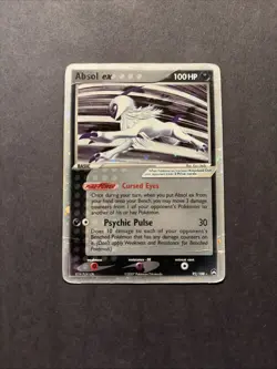 Pokemon TCG Absol EX Power Keepers 92/108 Damaged - Image 1