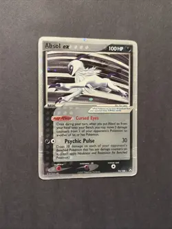 Pokemon TCG Absol EX Power Keepers 92/108 Damaged - Image 3
