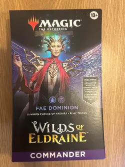 Magic The Gathering Commander Deck Fae Dominion Wilds of Eldraine New Sealed 195166232027 - Image 1