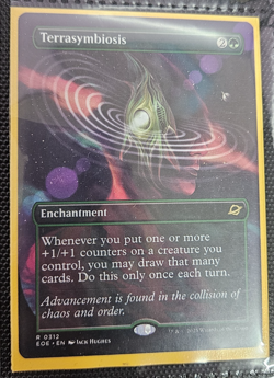 MAGIC MTG EDGE OF ETERNITIES TERRASYMBIOSIS BORDERLESS NON-FOIL #312 - Image 1