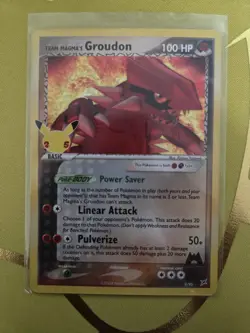 Team Magma's Groudon NM/M Celebrations Classic Collection Pokemon TCG 9/95 - Image 1