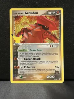 Pokemon TCG Team Magma's Groudon Celebrations Classic Collection 9/95 NM - Image 1