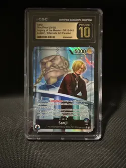 Sanji (041) (Alternate Art) L Legacy of the Master OP12-041 CGC PRISTINE 10 - Image 1