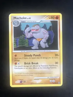 Machoke 41/100 Stormfront Pokemon Card MP - Image 1