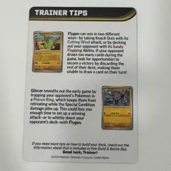 Pokemon Phantasmal Flames Trainer Tips Card - Mega Lopunny Card NM IN HAND - Image 5