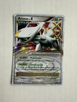 Pokemon TCG Diamond and Pearl Arceus LV.X Black Star Promo Card DP53 - Image 1