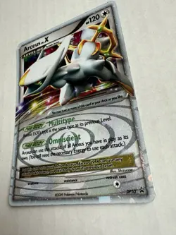 Pokemon TCG Diamond and Pearl Arceus LV.X Black Star Promo Card DP53 - Image 3