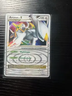 Pokemon TCG Arceus LV.X Holo Rare Card 94/99 Arceus - Image 3