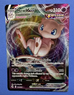 Pokemon Card - Mew VMAX Fusion Strike 114/264 Ultra Rare - Image 1