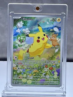 Pikachu 088 Sv: Scarlet & Violet Promo Cards Illustrator Rare Holo - Image 1