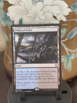 Polluted Delta Khans of Tarkir Regular 239/269 NM MTG TCG CARD - Image 1