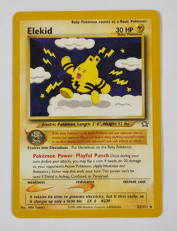 Elekid 22/111 Neo Genesis Pokemon Card LP - Image 1