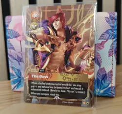 Riftbound METAL Sett - The Boss Champion Legend Promo Card. 1 of 35 Worldwide! - Image 1