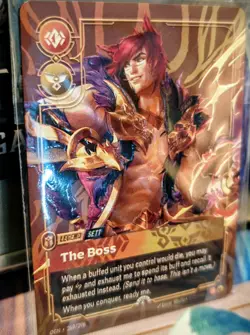 Riftbound METAL Sett - The Boss Champion Legend Promo Card. 1 of 35 Worldwide! - Image 5